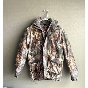 Game Winner Realtree Women’s Hunting Hooded Coat Size Small Camouflage Insulated